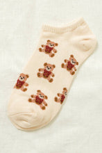 Load image into Gallery viewer, Cute Bear Socks, 6 Pairs in 1 Pack
