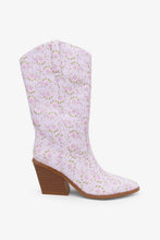 Load image into Gallery viewer, DAYLA - [Open Sizing] Chic Floral Print Western Boots 