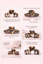 Load image into Gallery viewer, Hat Hair Claw Clip Tortoise