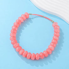 Load image into Gallery viewer, Chunky Beaded Natural Swirl Statement Necklace