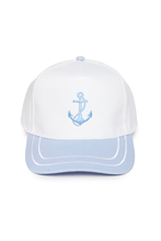 Load image into Gallery viewer, ANCHOR Embroidered Double Stitch Two Tone 5 Panel Cap