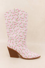 Load image into Gallery viewer, DAYLA - [Open Sizing] Chic Floral Print Western Boots 
