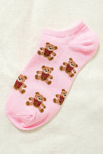 Load image into Gallery viewer, Cute Bear Socks, 6 Pairs in 1 Pack
