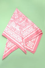 Load image into Gallery viewer, PAISLEY PINK SILKY FEEL BANDANA SCARF | 40SC629