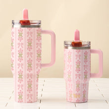 Load image into Gallery viewer, 40 oz Lifestyle Flip Straw Tumbler–Oh So Fancy Pink