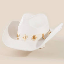 Load image into Gallery viewer, Western Cactus Horseshoe Boots Decor Cowboy Hat