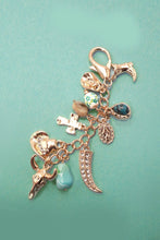 Load image into Gallery viewer, WESTERN PORCELAIN CROSS BOOT COWBOY HAT BAG CHARM | 80K010