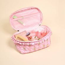 Load image into Gallery viewer, Glam &amp; Go Quilted Cosmetic Bag–Oh So Fancy Pink