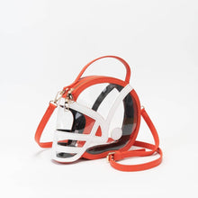 Load image into Gallery viewer, Clear Gameday Football Helmet Satchel/Crossbody Bag
