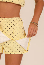Load image into Gallery viewer, Polka Dot Front Slit Skort