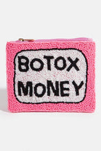 Load image into Gallery viewer, Seed Beaded Botox Money Coin Purse