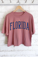 Load image into Gallery viewer, FLORIDA PUFF GRAPHIC LONG CROP TOP