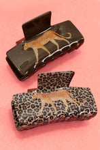 Load image into Gallery viewer, Wildlife Leopard Hair Claw Clips
