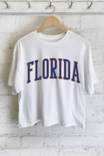 Load image into Gallery viewer, FLORIDA PUFF GRAPHIC LONG CROP TOP
