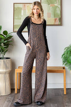 Load image into Gallery viewer, Animal Print Overall Jumpsuit J5891