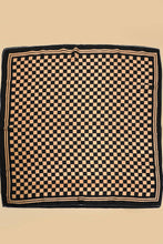 Load image into Gallery viewer, CHECKER PRINT BANDANA SCARF