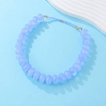 Load image into Gallery viewer, Chunky Beaded Natural Swirl Statement Necklace