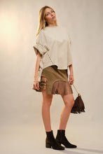 Load image into Gallery viewer, Studded High Low Oversized Tee