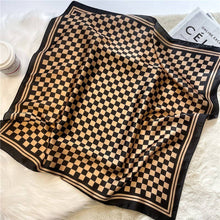 Load image into Gallery viewer, CHECKER PRINT BANDANA SCARF