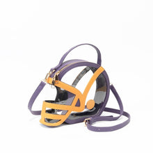 Load image into Gallery viewer, Clear Gameday Football Helmet Satchel/Crossbody Bag