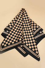 Load image into Gallery viewer, CHECKER PRINT BANDANA SCARF