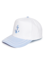 Load image into Gallery viewer, ANCHOR Embroidered Double Stitch Two Tone 5 Panel Cap