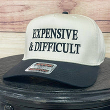 Load image into Gallery viewer, Expensive &amp; Difficult | LC Elizabeth Original | Embroidered Trucker Hat