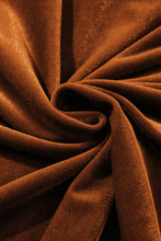 Load image into Gallery viewer, Velvet Frilled Neck Puff Sleeve Top