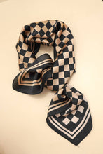Load image into Gallery viewer, CHECKER PRINT BANDANA SCARF