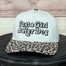 Load image into Gallery viewer, Just a Girl &amp; Her Dog | LC Elizabeth Original | Embroidered Trucker Hat