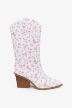 Load image into Gallery viewer, DAYLA - [Open Sizing] Chic Floral Print Western Boots 