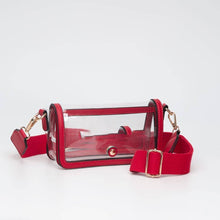 Load image into Gallery viewer, Lindsay Clear Gameday Crossbody Bag