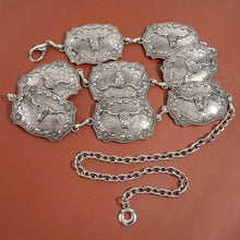 Load image into Gallery viewer, Western Longhorn Engraved Chain Belt