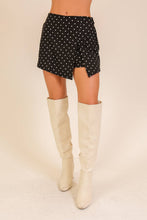Load image into Gallery viewer, Polka Dot Front Slit Skort