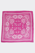 Load image into Gallery viewer, Light Paisley Design Square Bandana Scarf