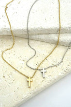 Load image into Gallery viewer, CLASSIC MINI CROSS NECKLACE