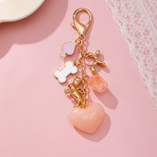 Load image into Gallery viewer, BAG CHARM-HEART DOG BONE BAG CHARM KEY CHAIN | 80K095