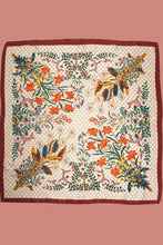 Load image into Gallery viewer, LARGE FLORAL PRINT BANDANA SCARF