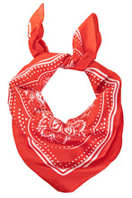 Load image into Gallery viewer, Light Paisley Design Square Bandana Scarf