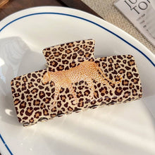 Load image into Gallery viewer, Wildlife Leopard Hair Claw Clips