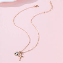 Load image into Gallery viewer, Gameday Sports Enthusiast Cross Necklace