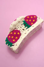 Load image into Gallery viewer, JUMBO HANDMADE CROCHET FLORAL HAIR CLAW CLIPS | 40H938