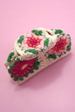 Load image into Gallery viewer, JUMBO HANDMADE CROCHET FLORAL HAIR CLAW CLIPS | 40H938