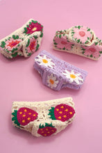Load image into Gallery viewer, JUMBO HANDMADE CROCHET FLORAL HAIR CLAW CLIPS | 40H938