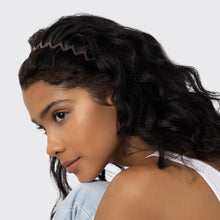 Load image into Gallery viewer, Zig Zag Headband 2pc - Black &amp; Tort