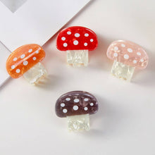 Load image into Gallery viewer, Mushroom Small Hair Claw Clip Set