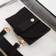 Load image into Gallery viewer, Clear Gameday Crossbody Bag With Sunglasses Holder