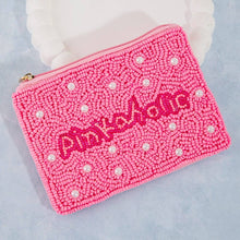 Load image into Gallery viewer, Pinkaholic Seed Beaded Coin Purse