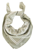 Load image into Gallery viewer, Light Paisley Design Square Bandana Scarf
