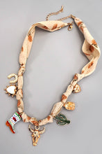 Load image into Gallery viewer, SCARF CHARM NECKLACE-BOOT CACTUS HAT HEART | 80N92365